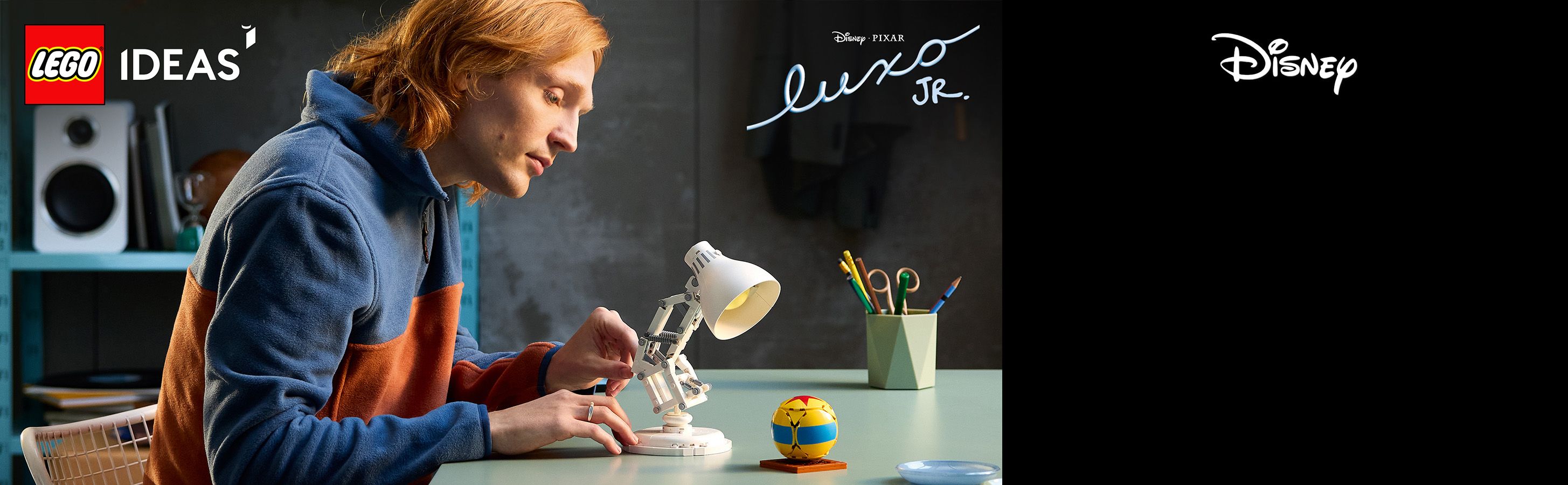 Disney Pixar Luxo Jr. baubare Lampe