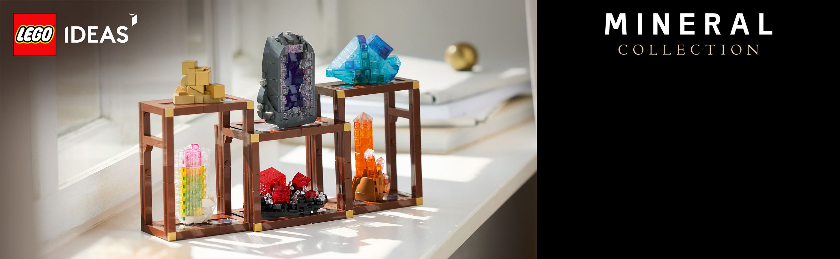 Atemberaubende LEGO® Modelle wunderschöner Mineralien