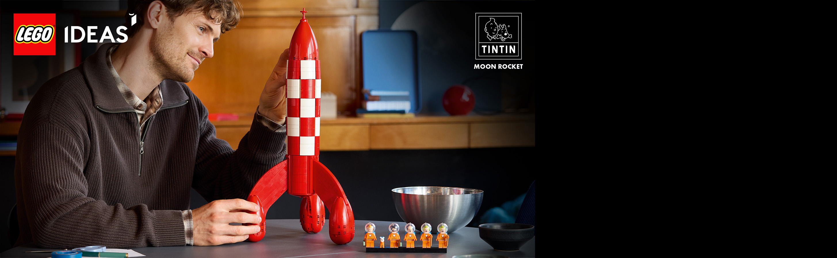 Entzückendes Tintin® Bauset für Erwachsene