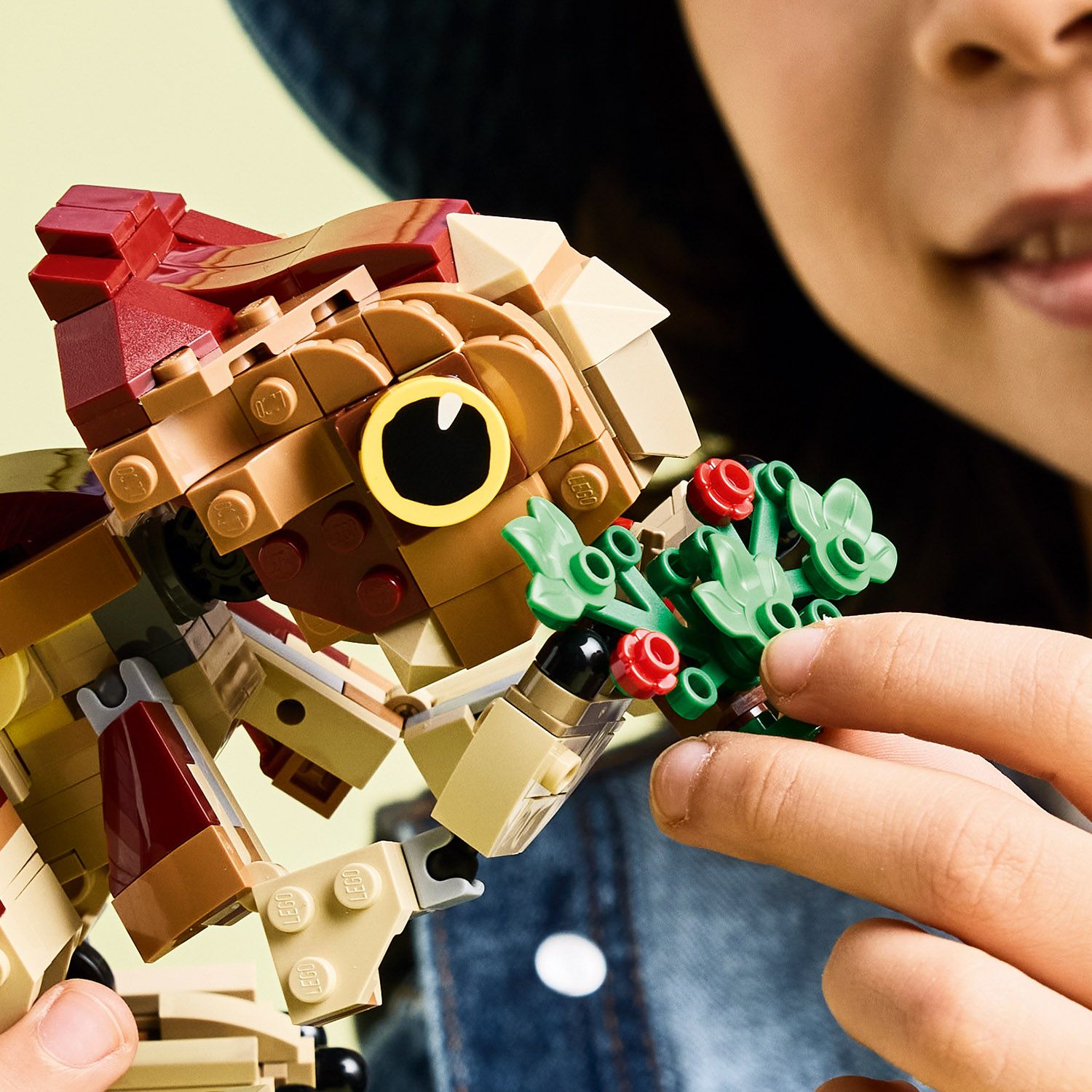 Baubare Pflanze mit Blüten