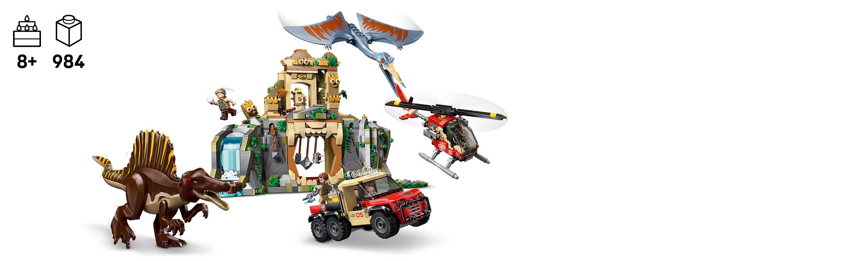 2 Dinosaurierfiguren fĂĽr spannende Action