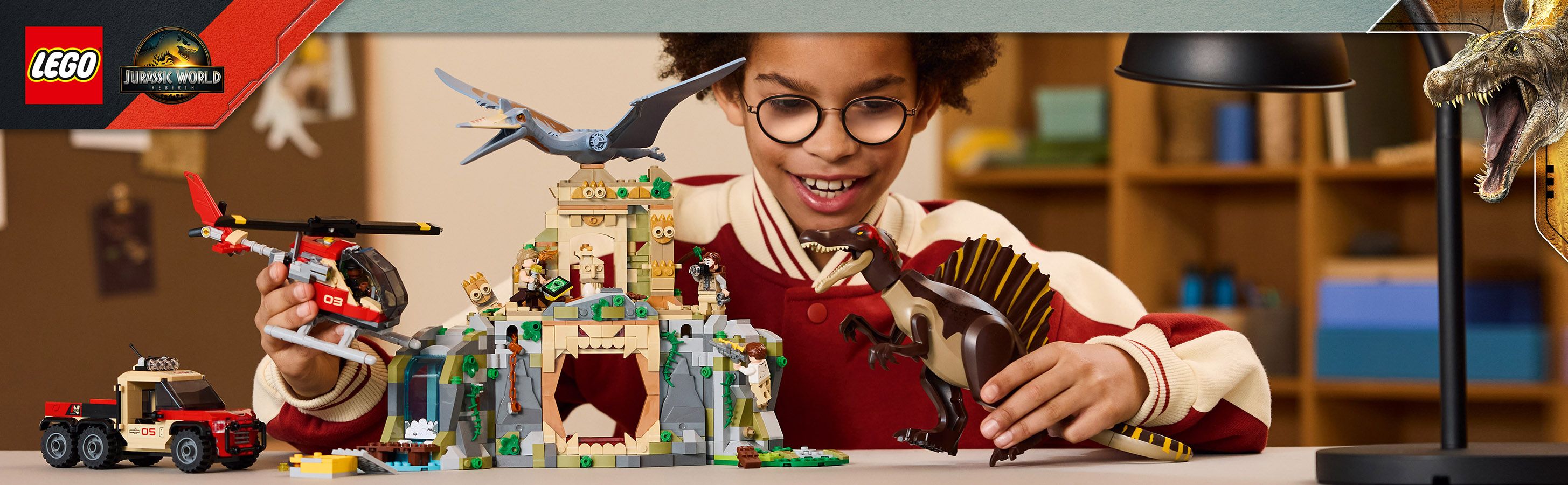 LEGOÂ® Jurassic World Set fĂĽr Abenteuerfans