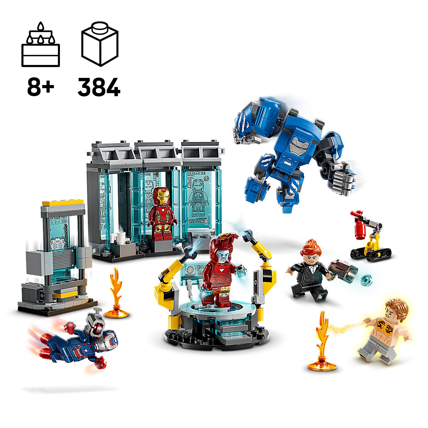 LEGO® | Marvel in der Halle der Rüstungen