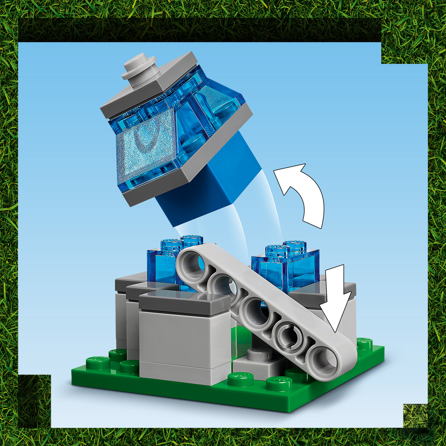 Explodierender Springbrunnen