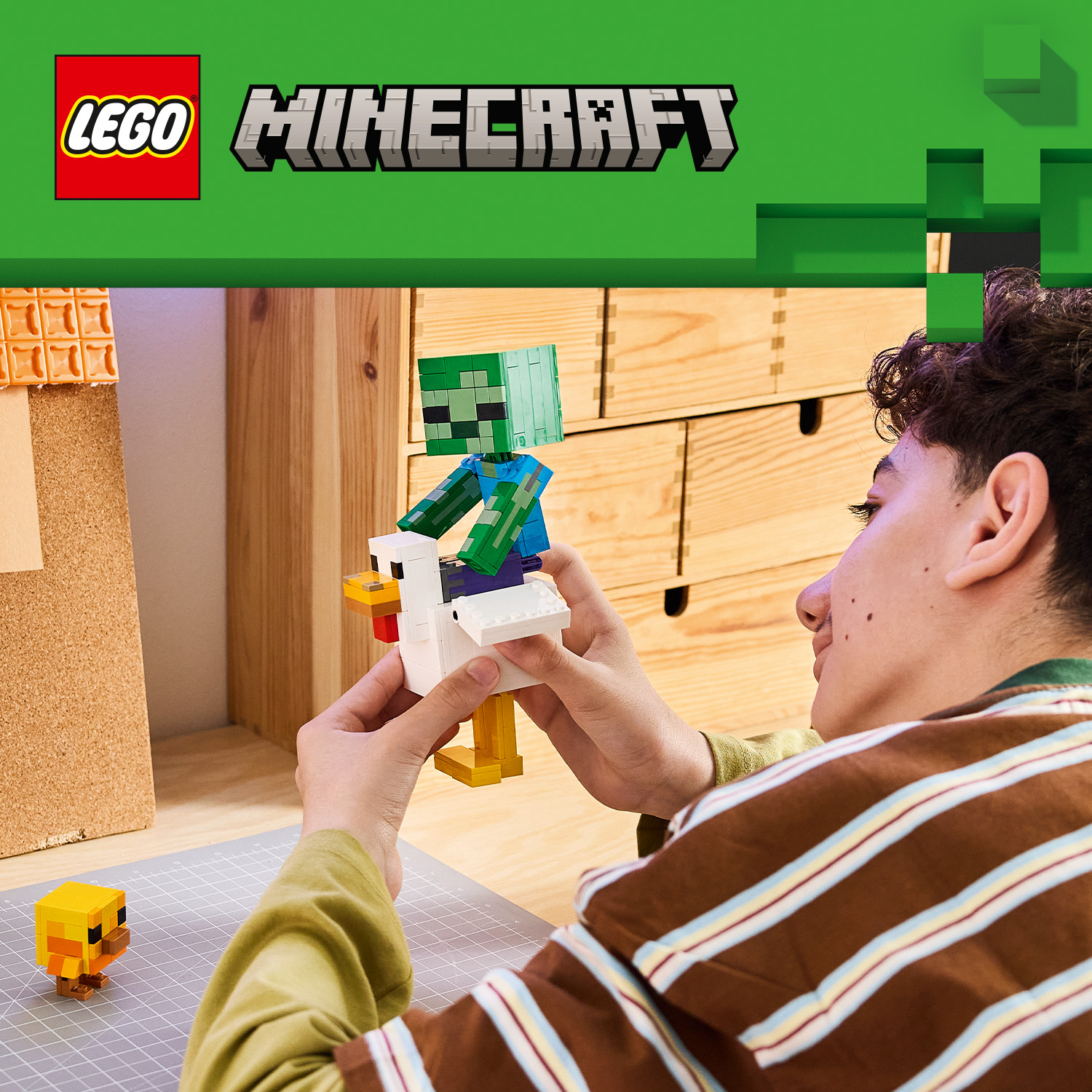 Die legendäre Minecraft® Action hautnah erleben