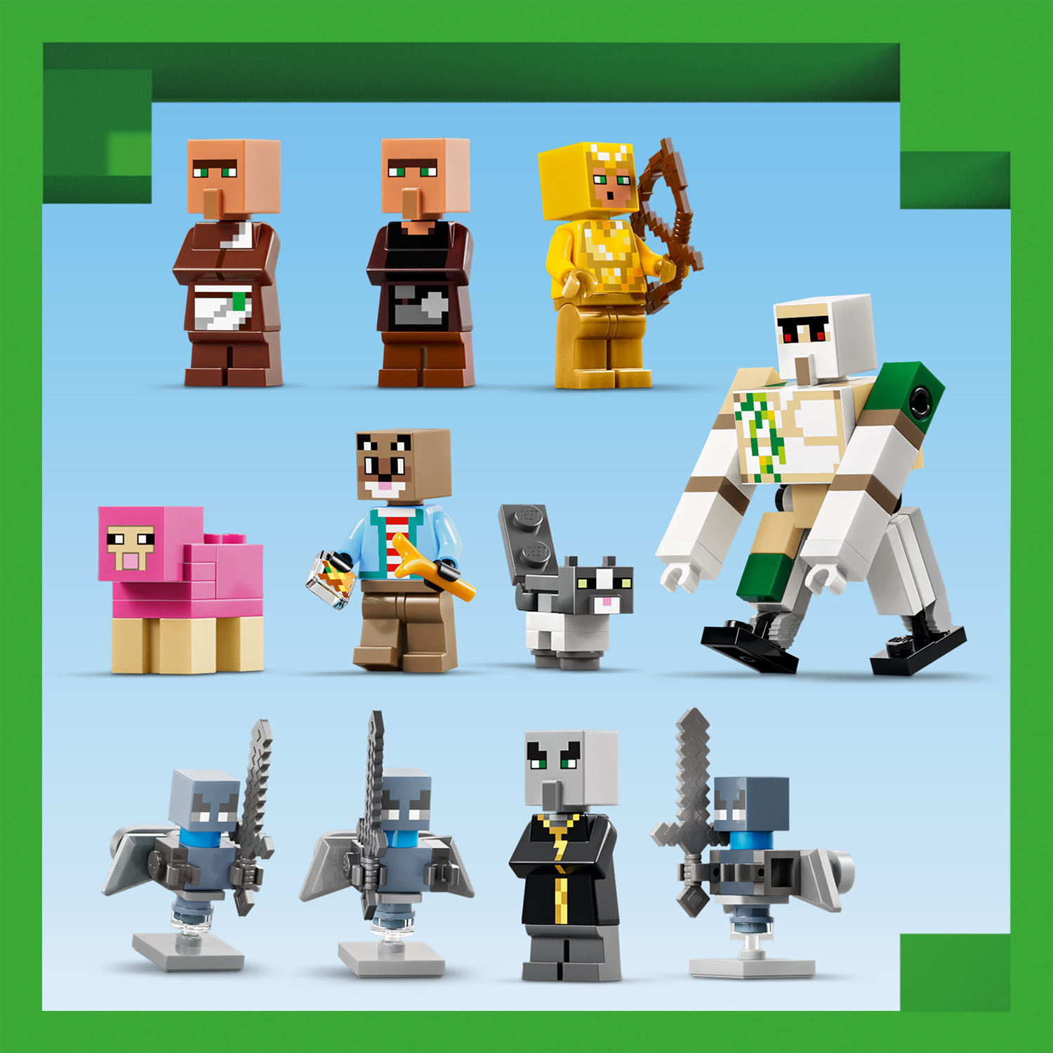 11 Minecraft® Figuren