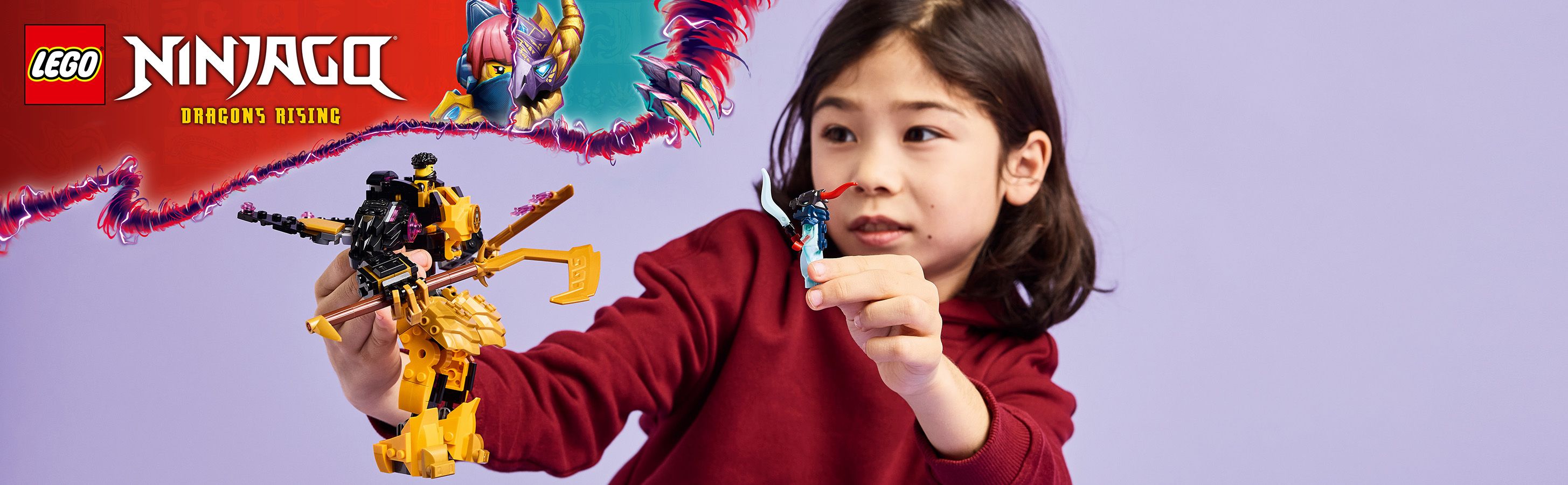 Spannender LEGO® NINJAGO® Action-Mech