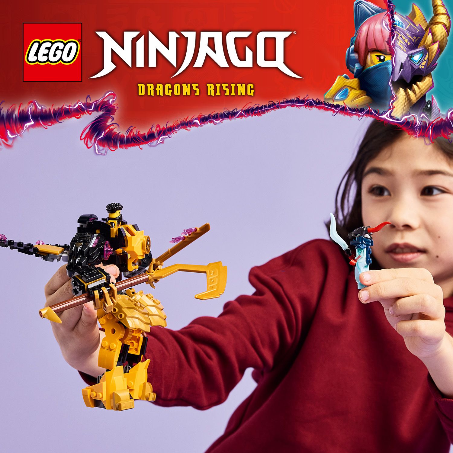 Spannender LEGO® NINJAGO® Action-Mech