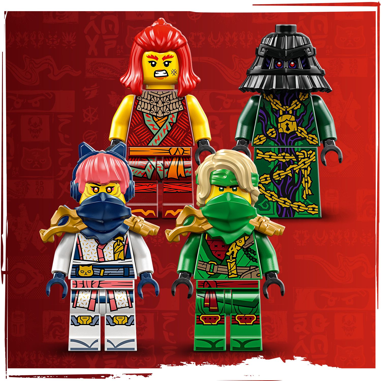 4 NINJAGO® Minifiguren