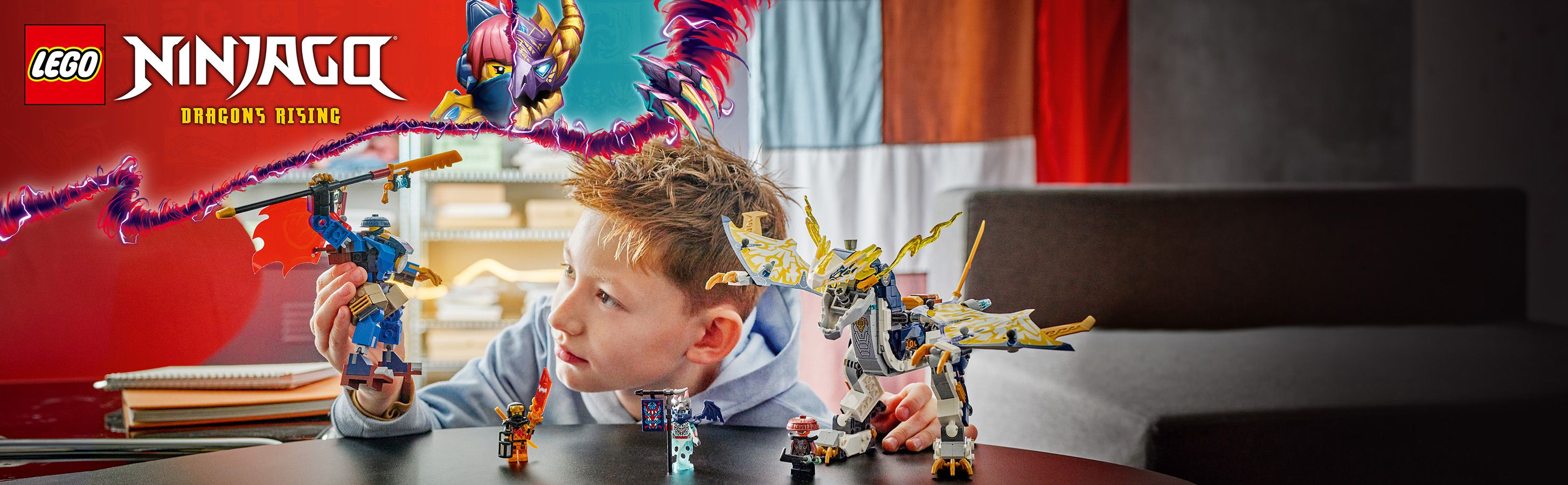 LEGO® NINJAGO® Drache und Mech Spielset