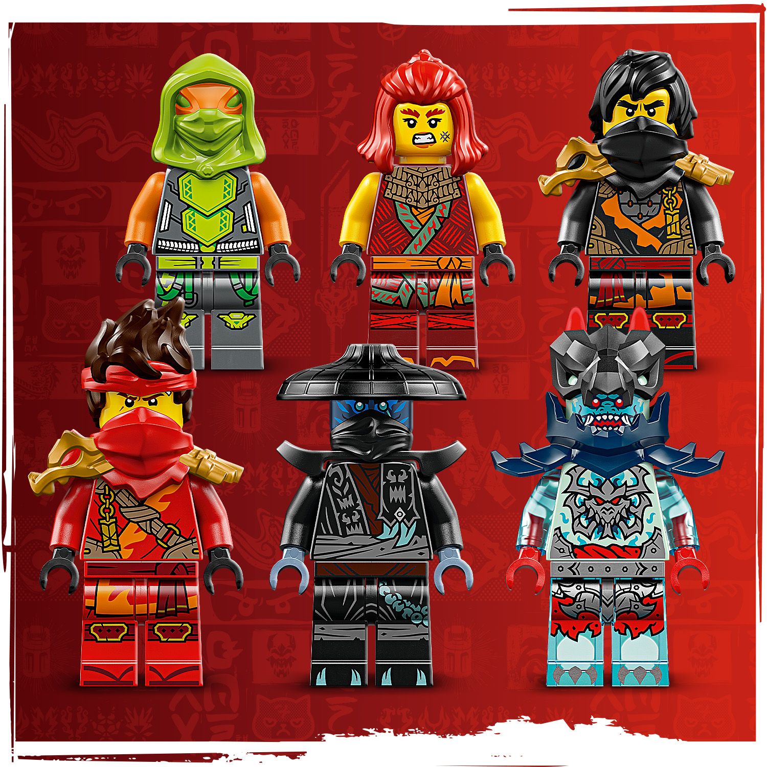 6 NINJAGO® Minifiguren