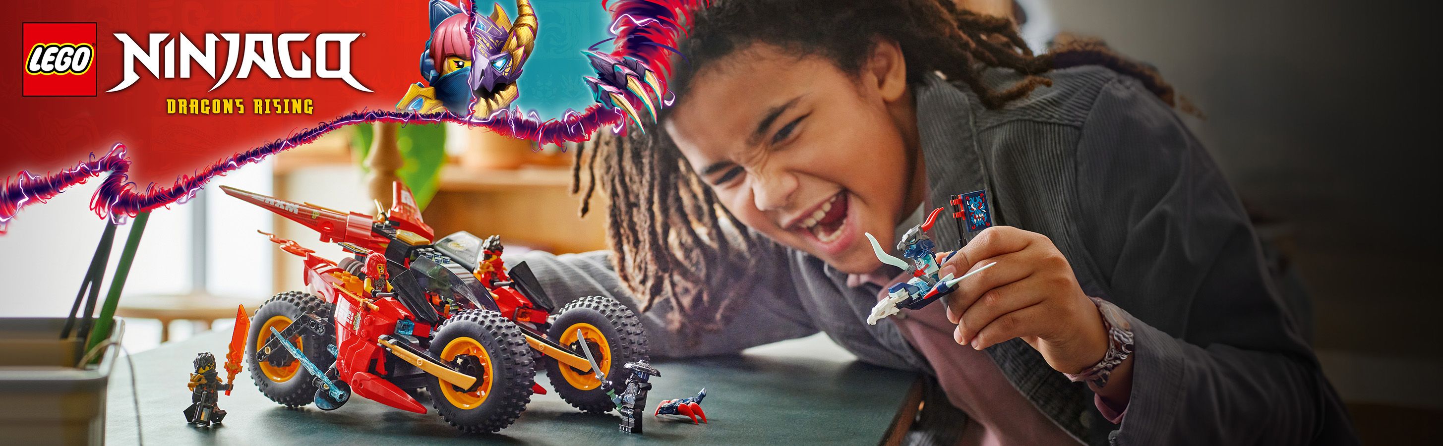 NINJAGO® 3-in-1-Fahrzeug-Spielset