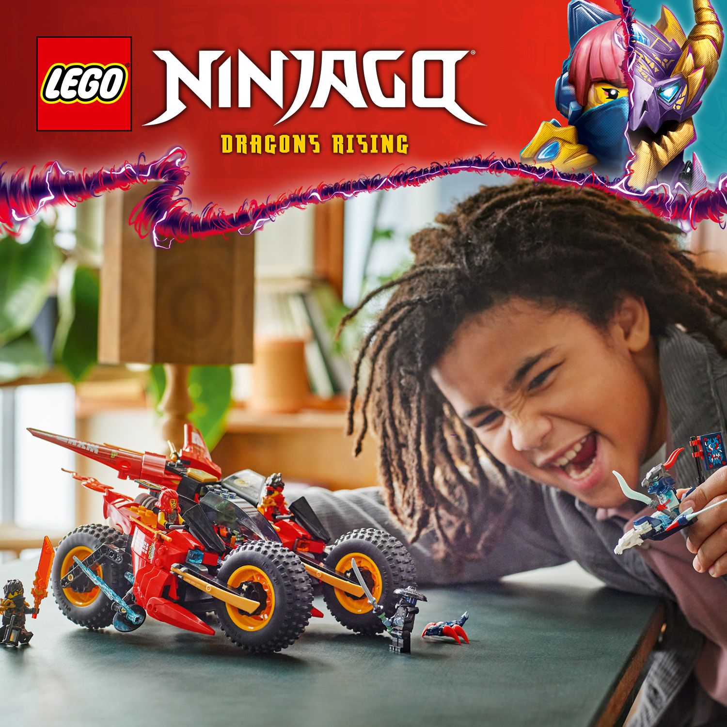 NINJAGO® 3-in-1-Fahrzeug-Spielset
