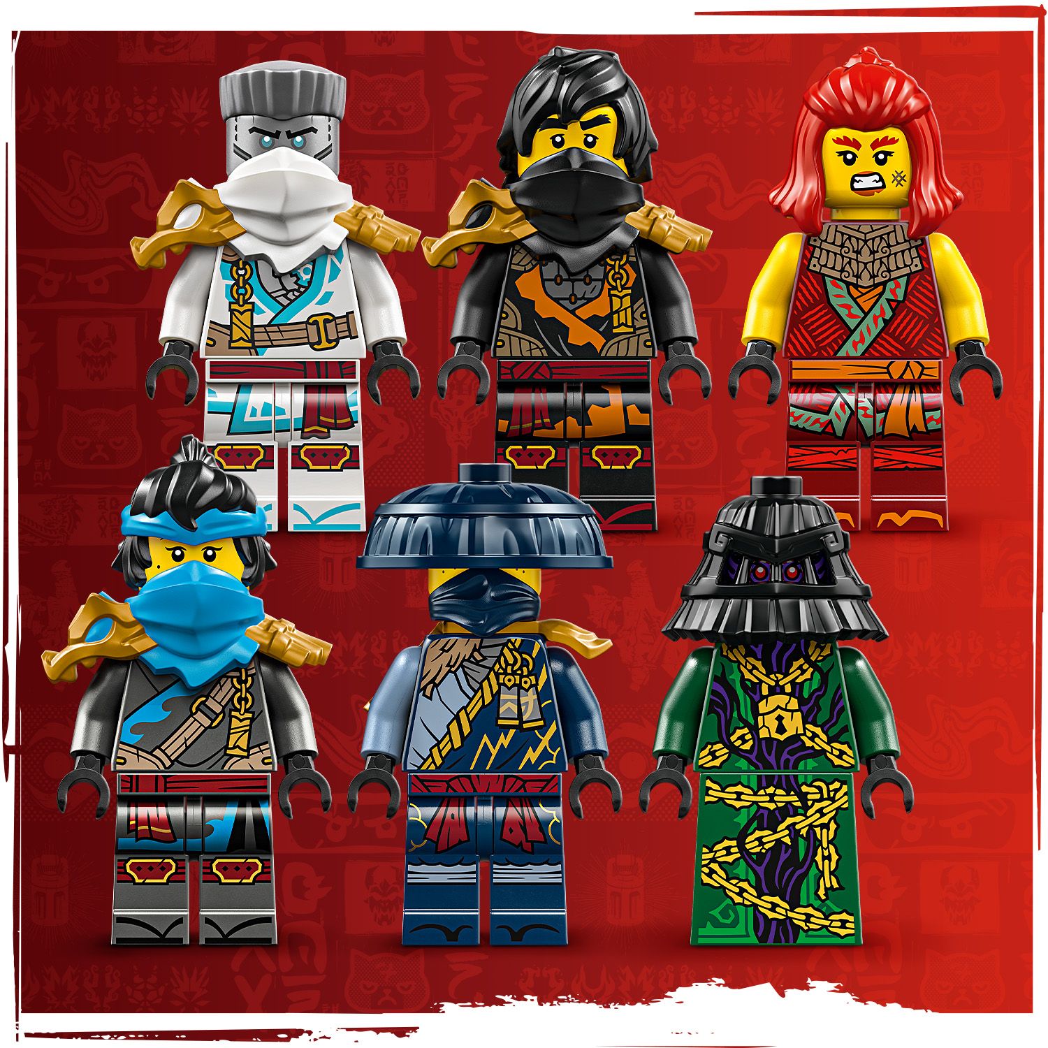 6 NINJAGO® Minifiguren