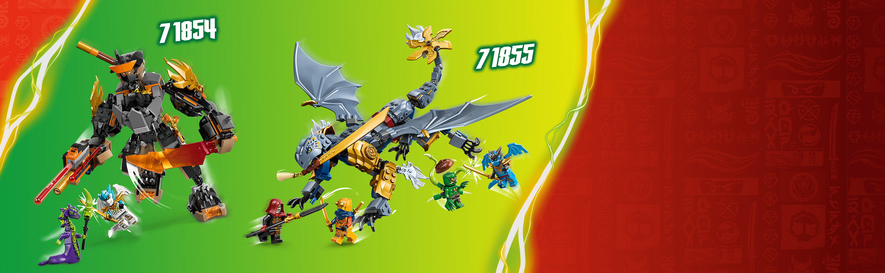 Waffen mit einem anderen LEGO® NINJAGO® Set austauschen