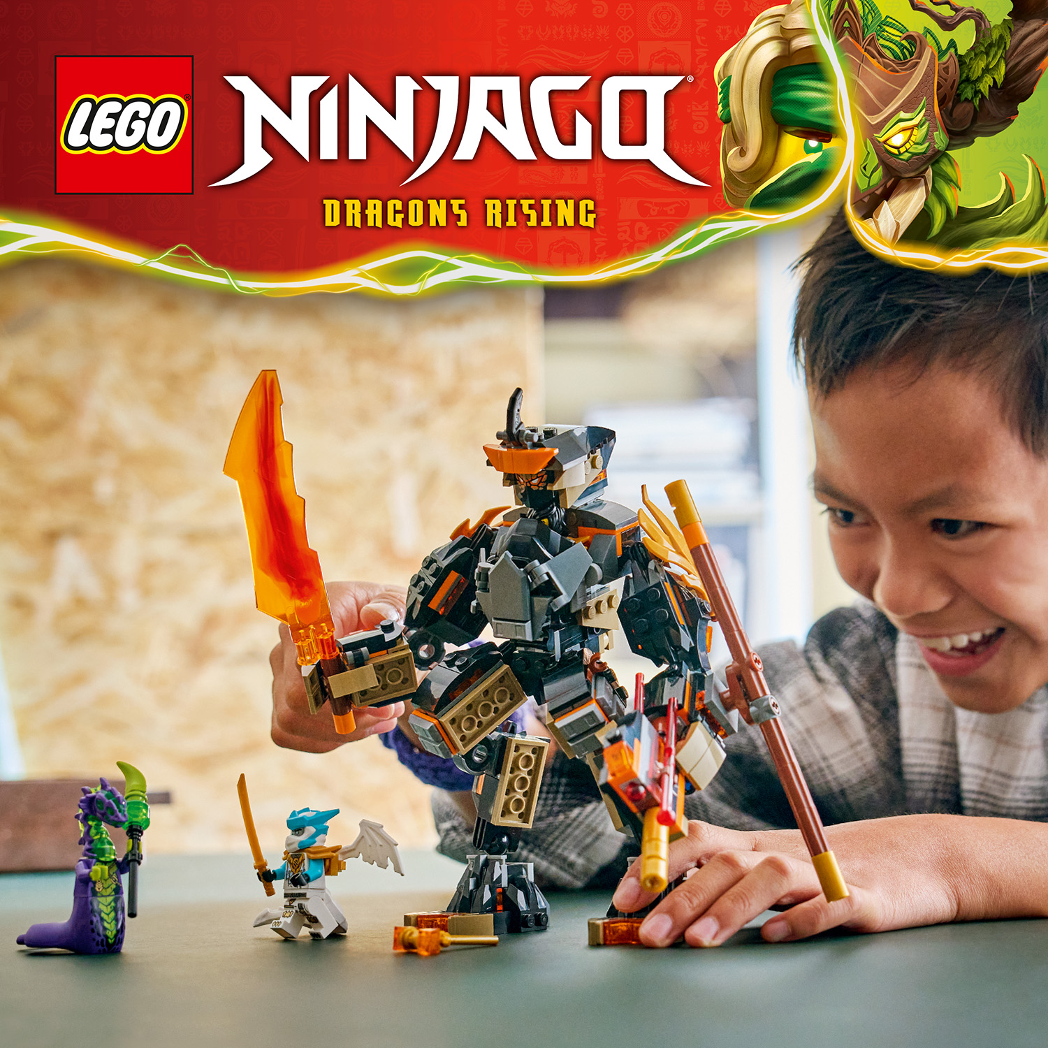 Volle Action mit dem LEGO® NINJAGO® Mech-Spielset