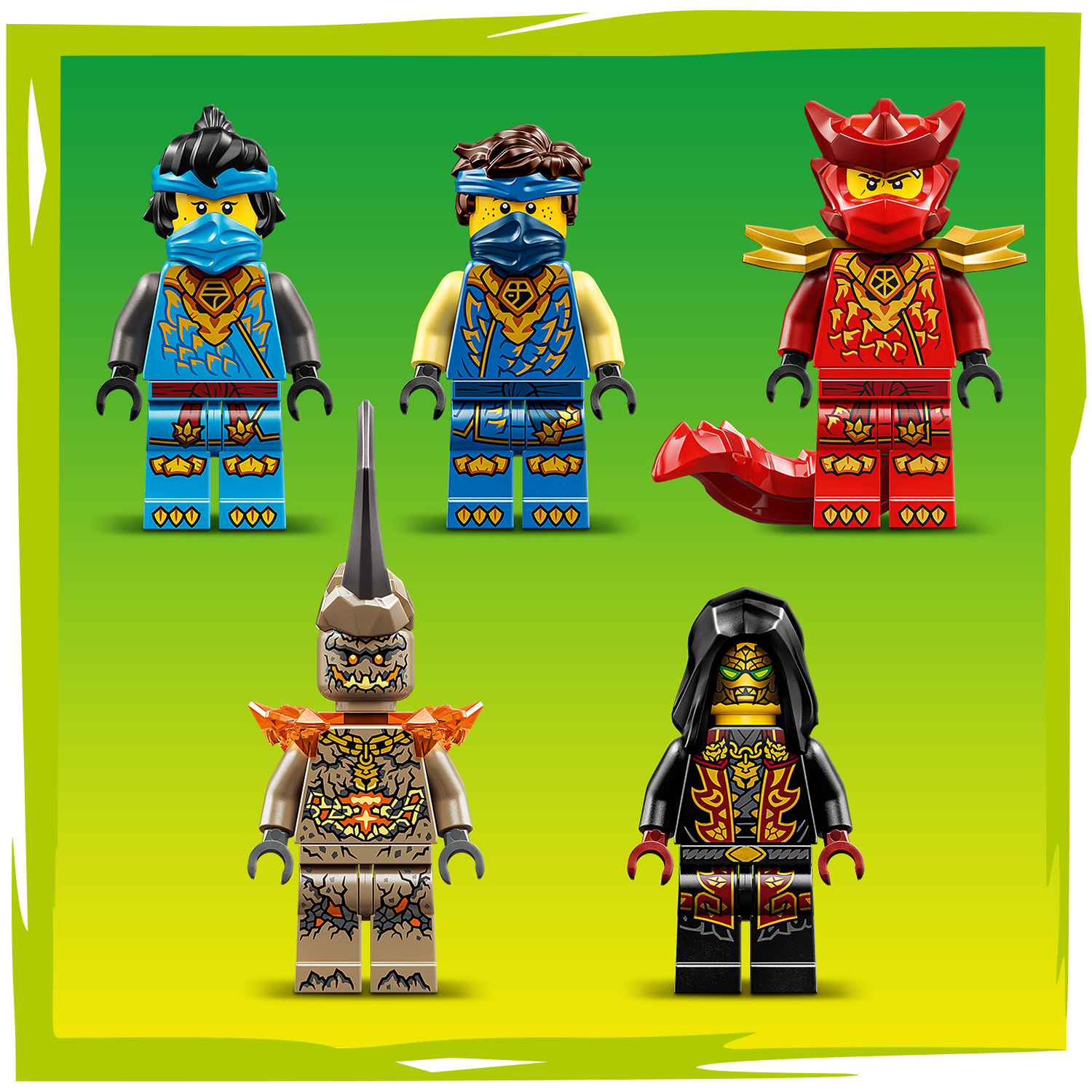 5 NINJAGO® Minifiguren