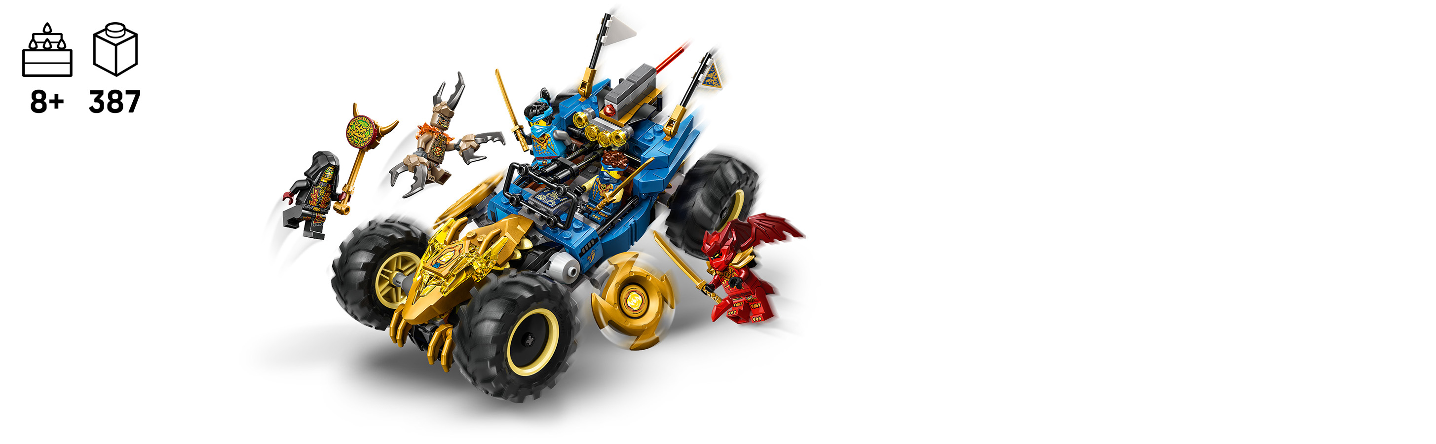 2-in-1-Ninja-Fahrzeug!