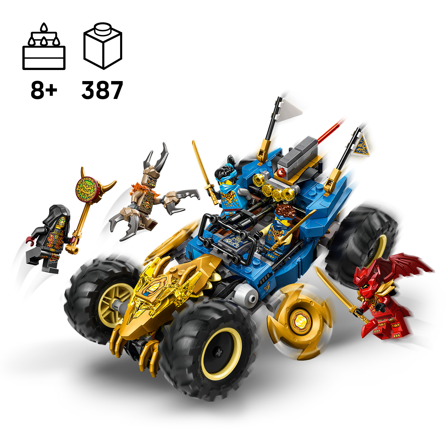 2-in-1-Ninja-Fahrzeug!