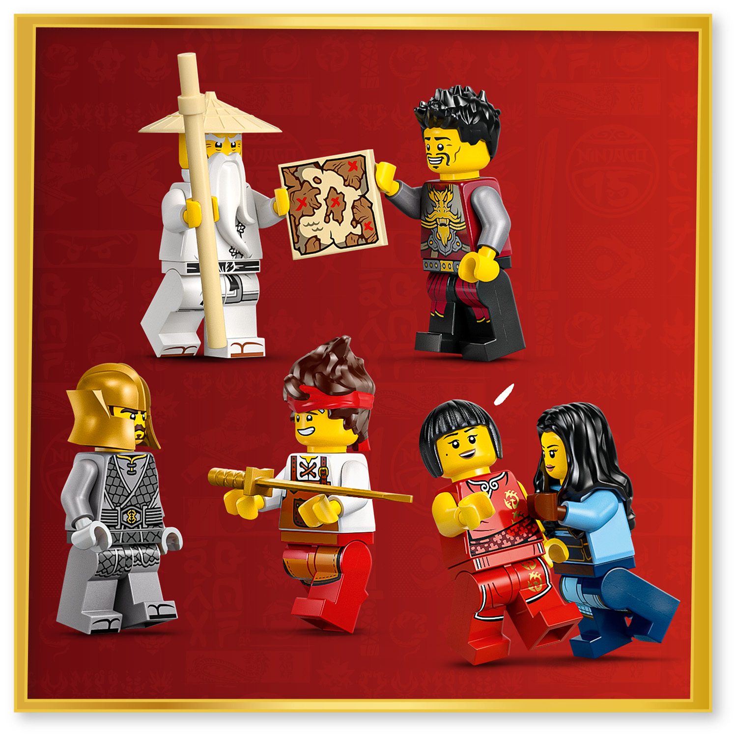 6 NINJAGO® Minifiguren