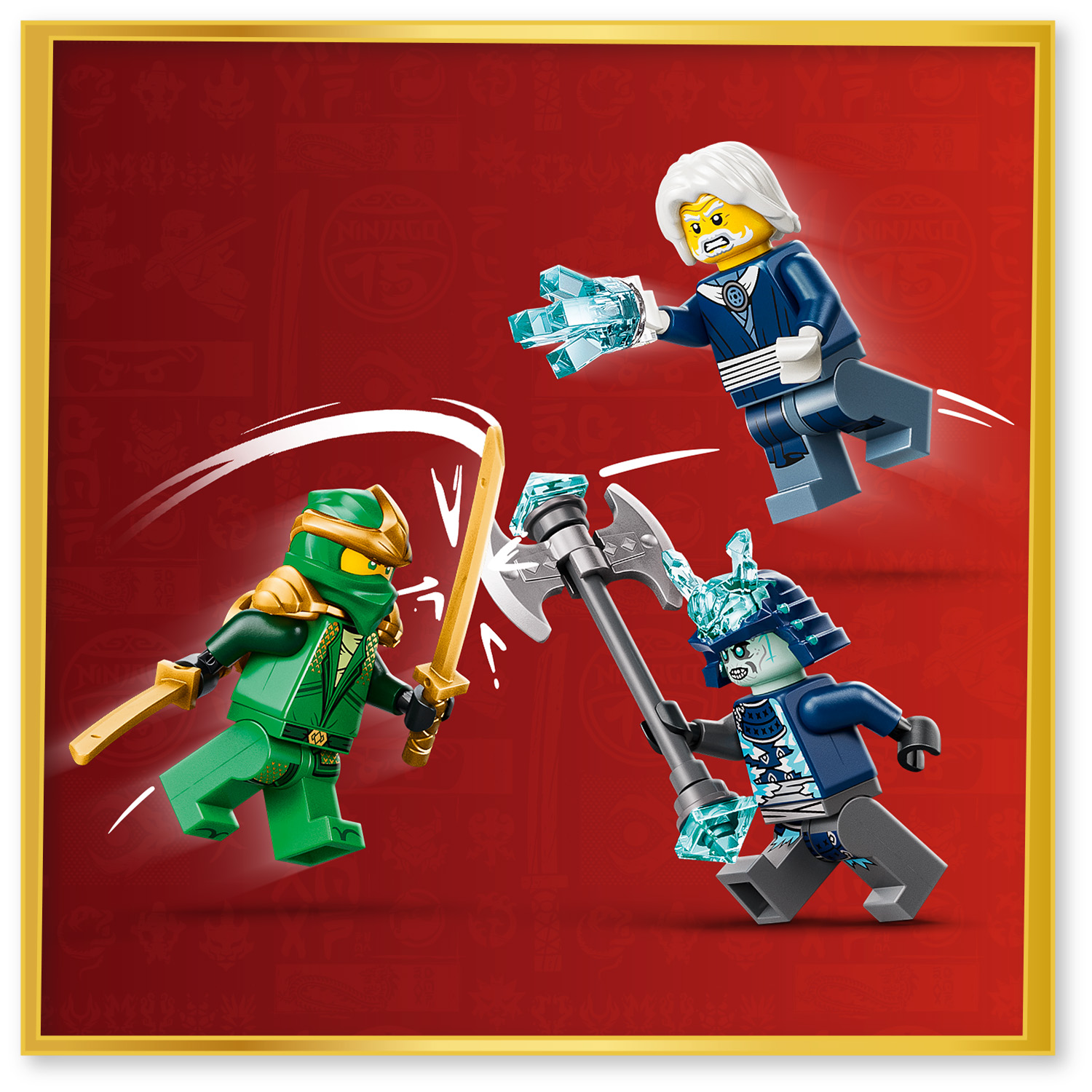 3 NINJAGO® Minifiguren