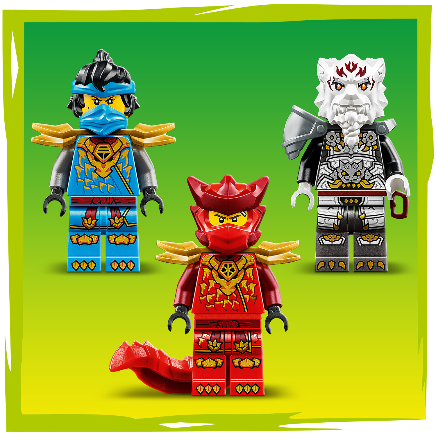 3 NINJAGO® Minifiguren