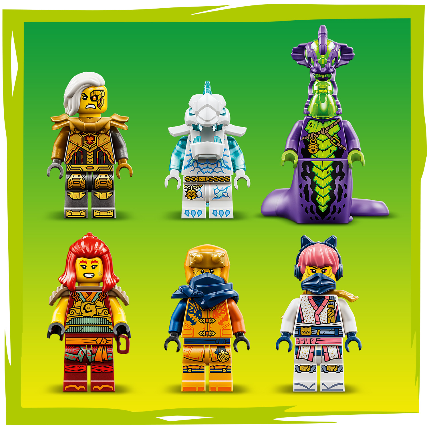 6 NINJAGO® Minifiguren