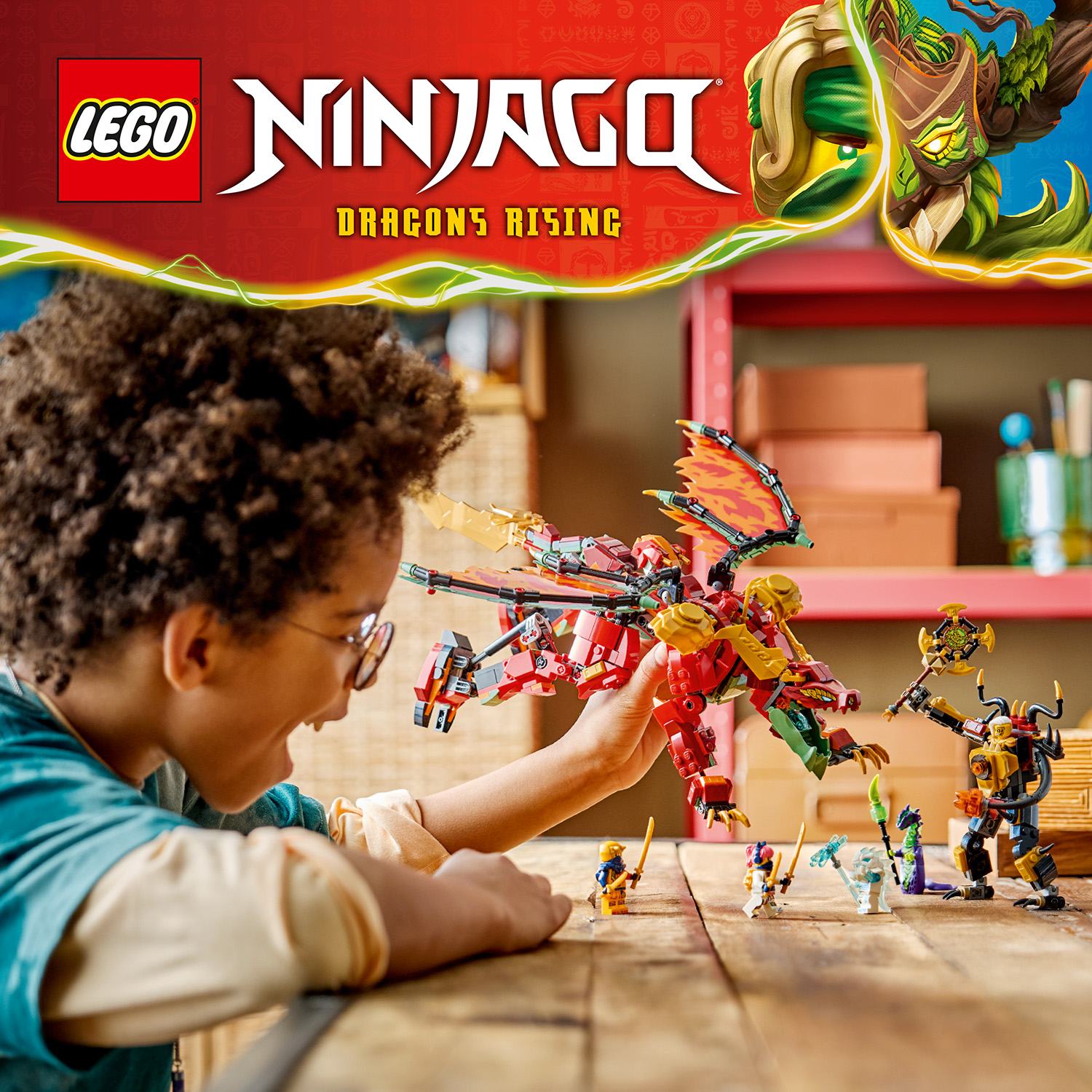 LEGO® NINJAGO® Wyldfyres Drachenmech