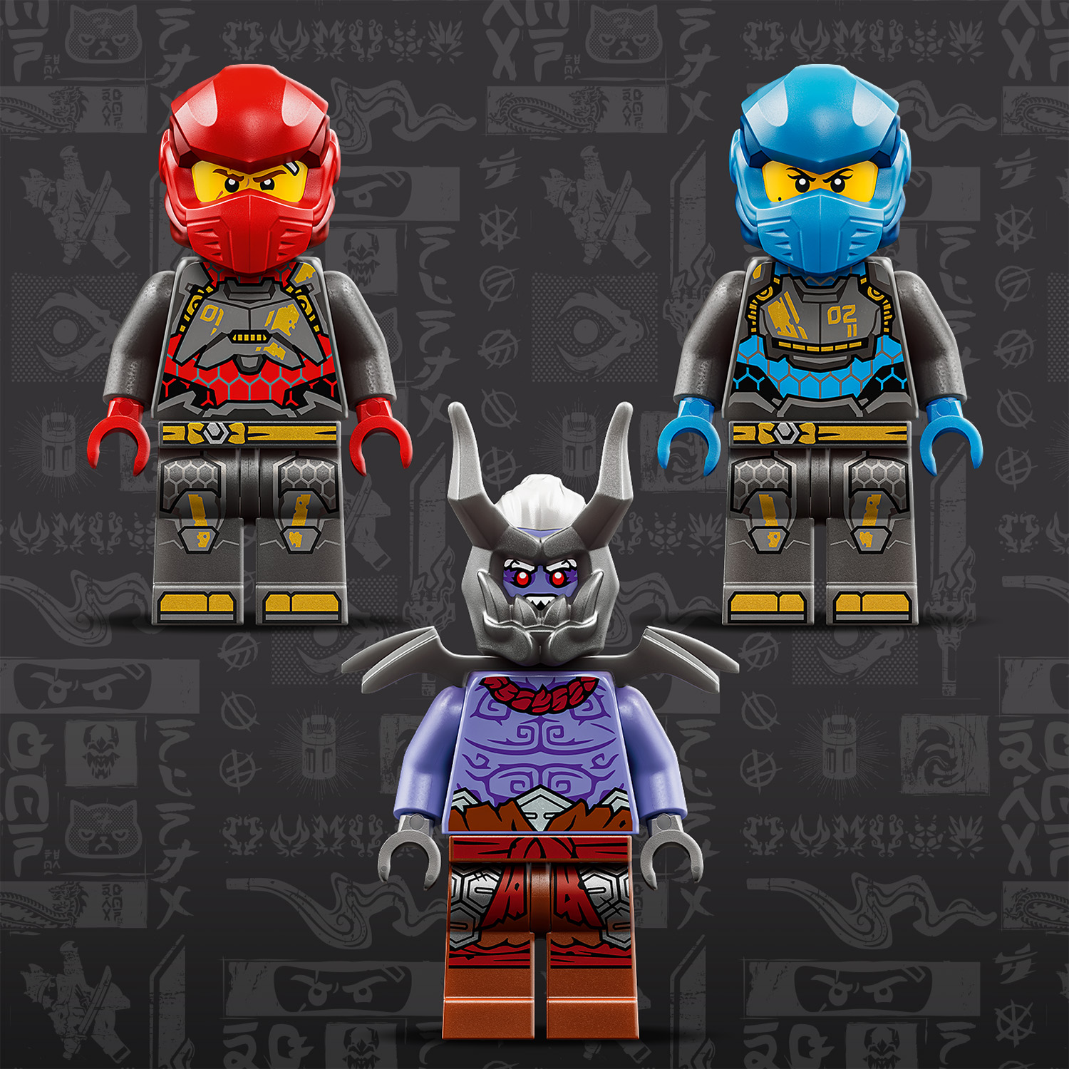 3 NINJAGO® Minifiguren