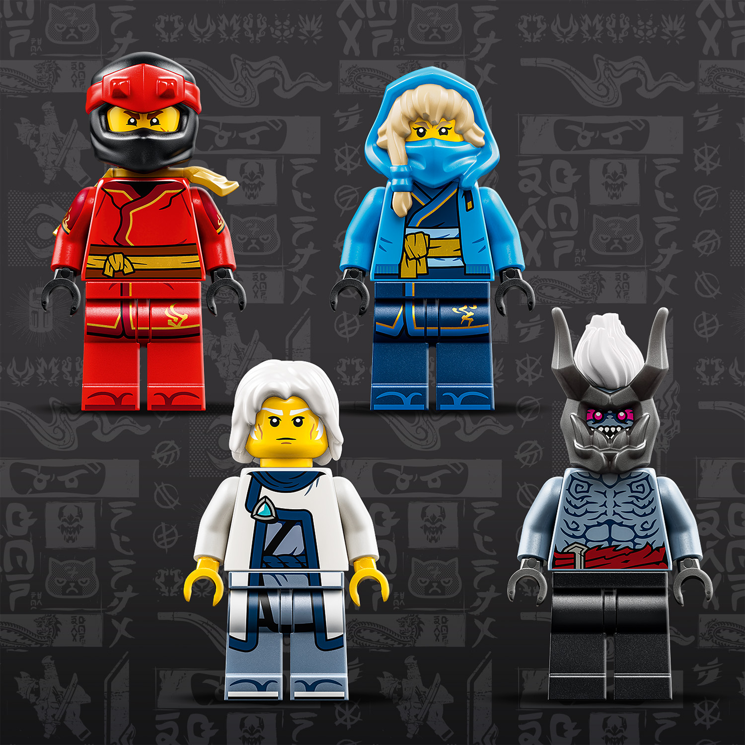 4 NINJAGO® Minifiguren