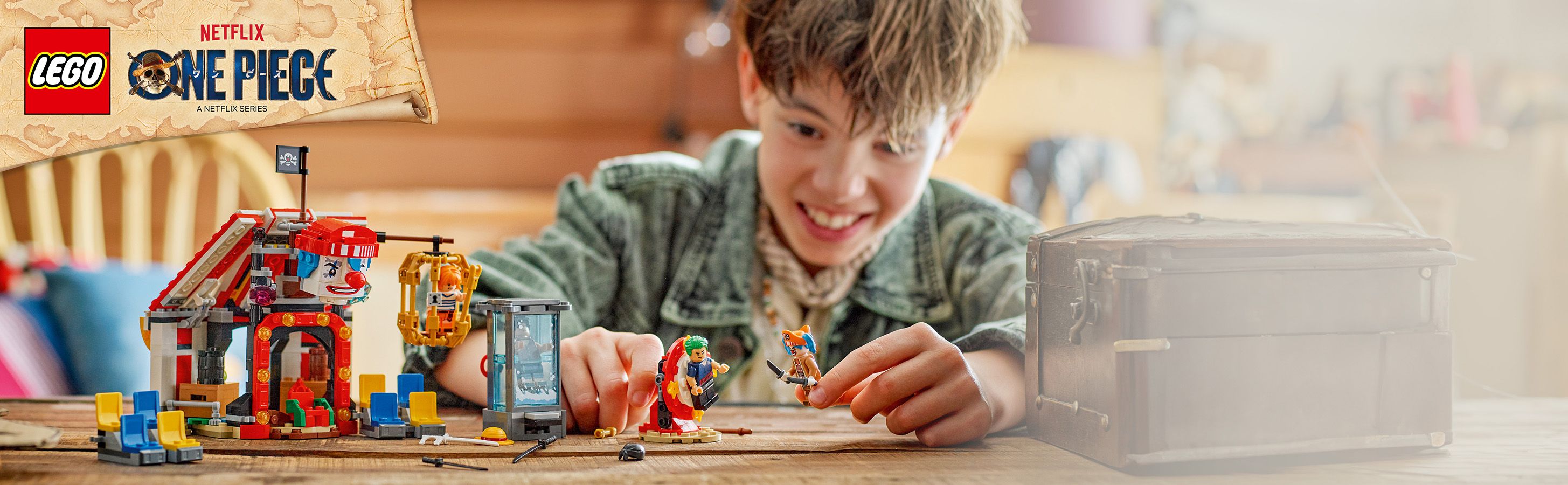 LEGO® ONE PIECE Spielzeugzirkus für Anime-Fans