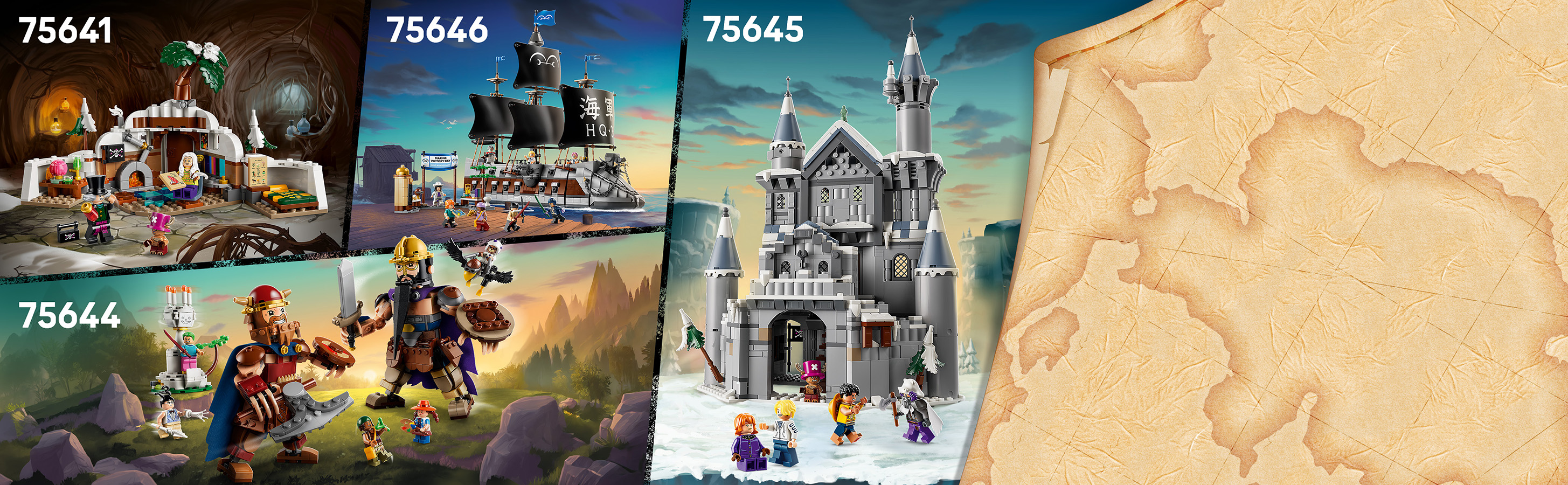 Weitere ONE PIECE Abenteuer zum Entdecken