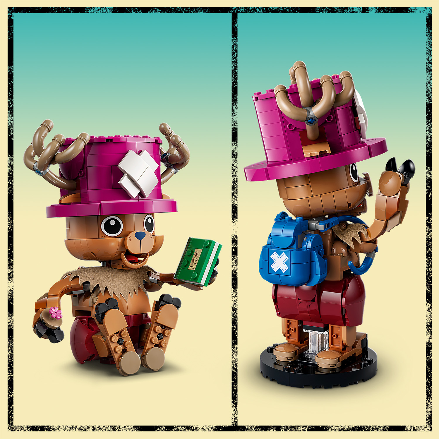 Chopper zum Spielen und Ausstellen in Pose bringen