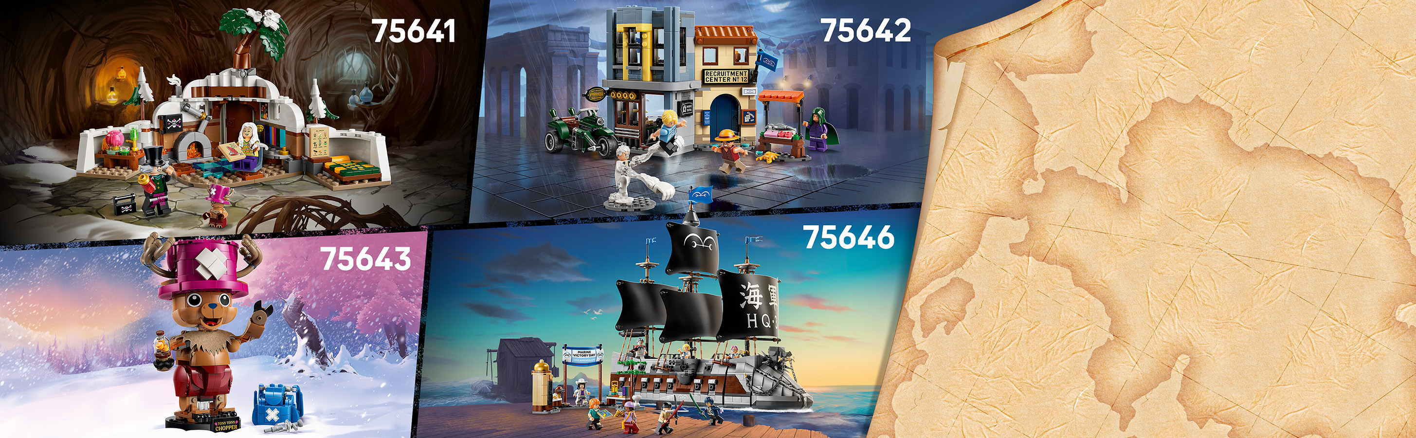 Weitere ONE PIECE Abenteuer zum Entdecken