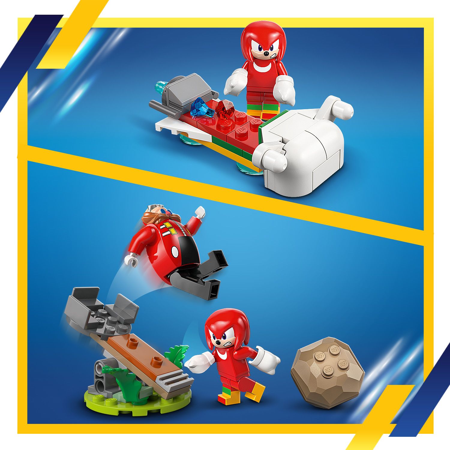 Hoverboard, Katapult und Felsbrocken