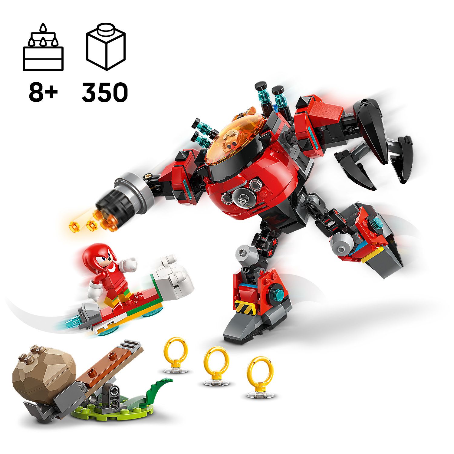 Eifriger Spaß mit einem Mech und einem Hoverboard