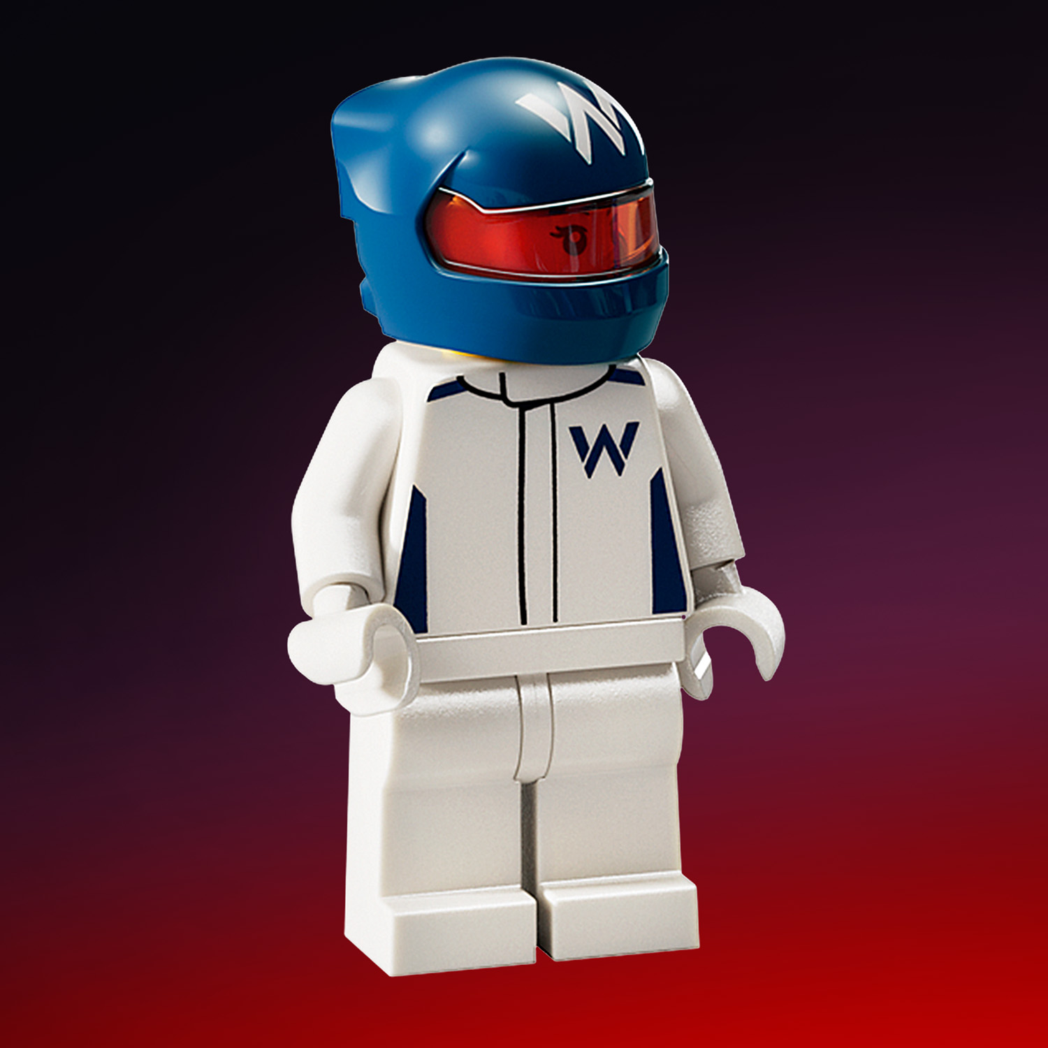 1 Rennfahrer-Minifigur