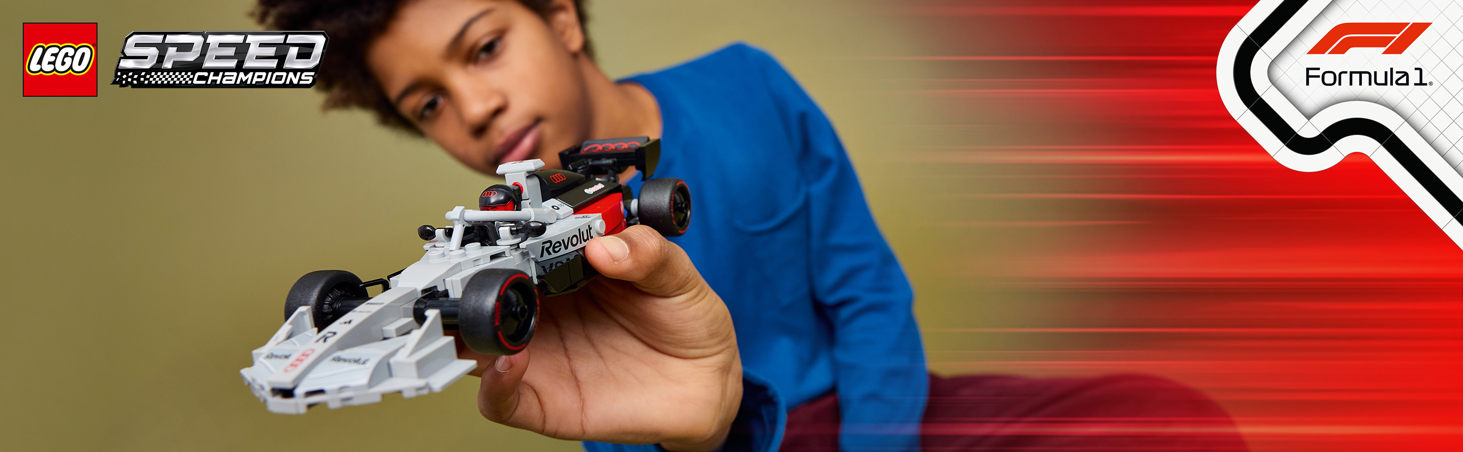 LEGO® Audi Revolut F1® Team R26 Rennwagen Bauset