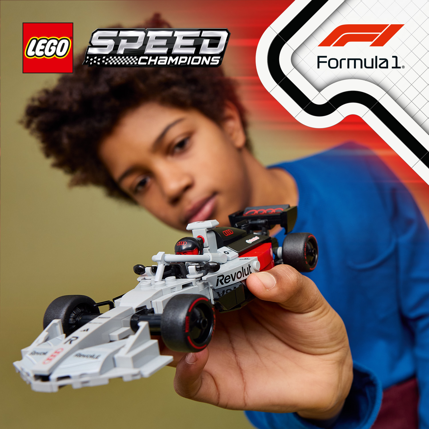 LEGO® Audi Revolut F1® Team R26 Rennwagen Bauset