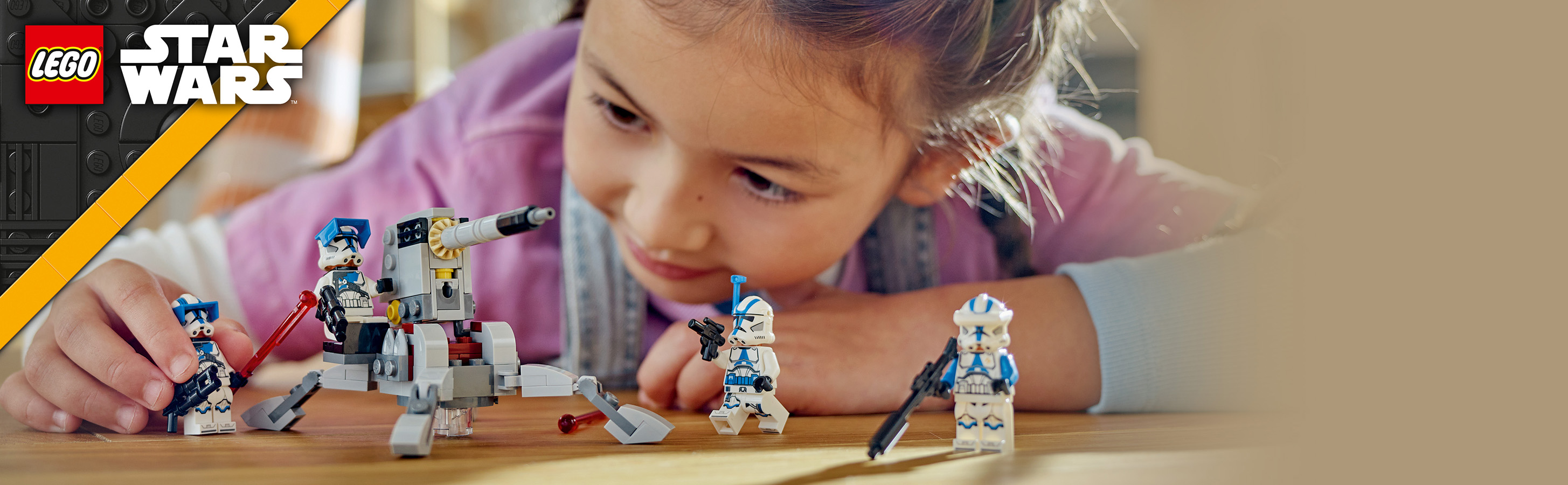 Action mit Clone Troopers Bauspielzeug
