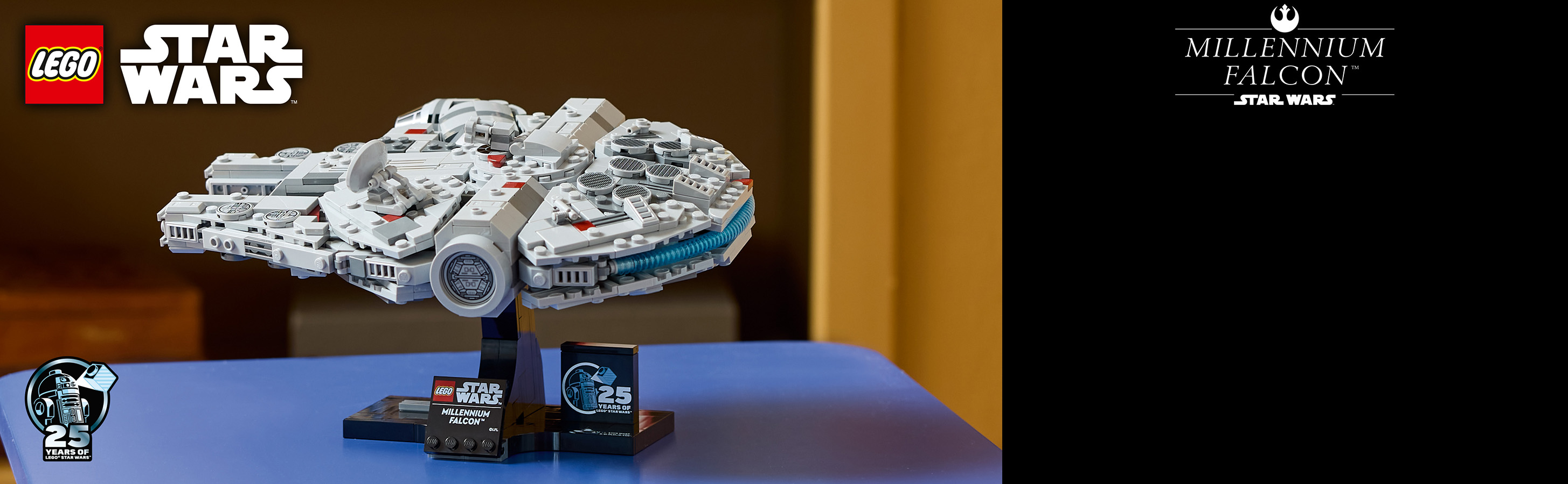 Eindrucksvoller baubarer Millennium Falcon™