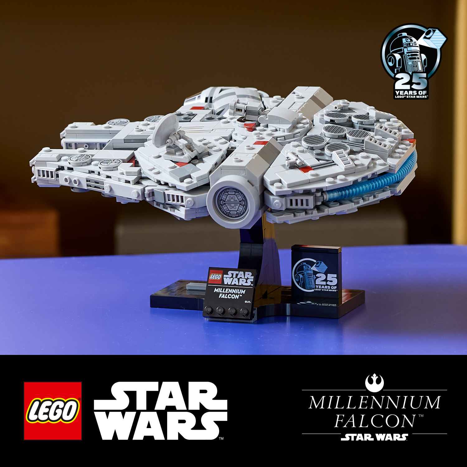 Eindrucksvoller baubarer Millennium Falcon™