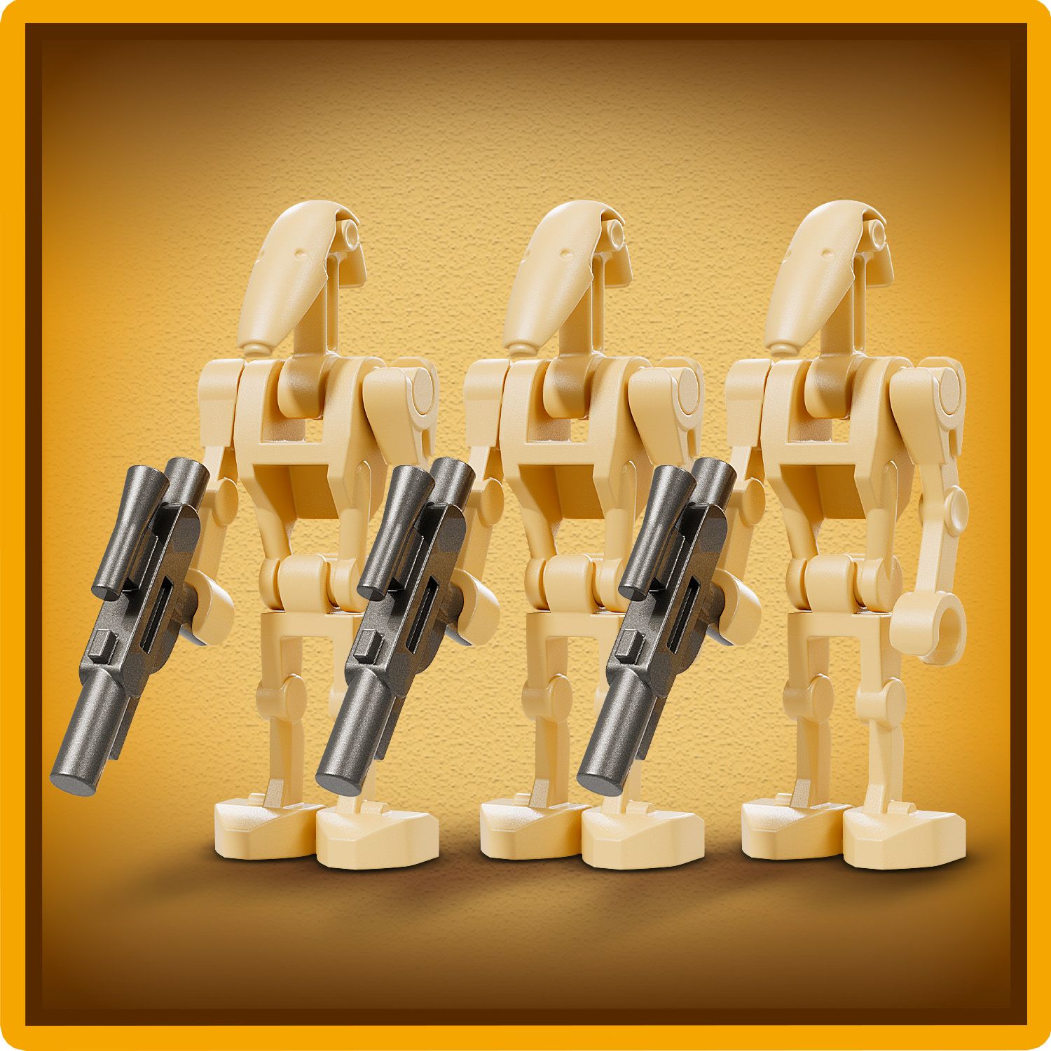 3 LEGO® Kampfdroiden-Figuren