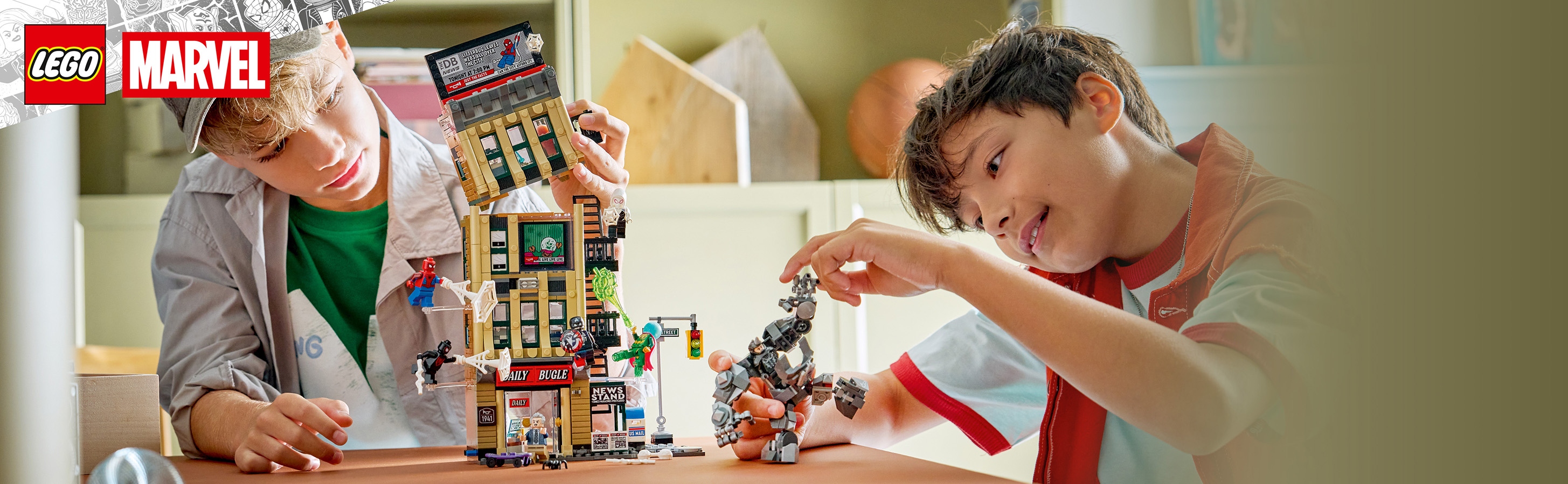 4 Etagen voller Superhelden-Action entdecken