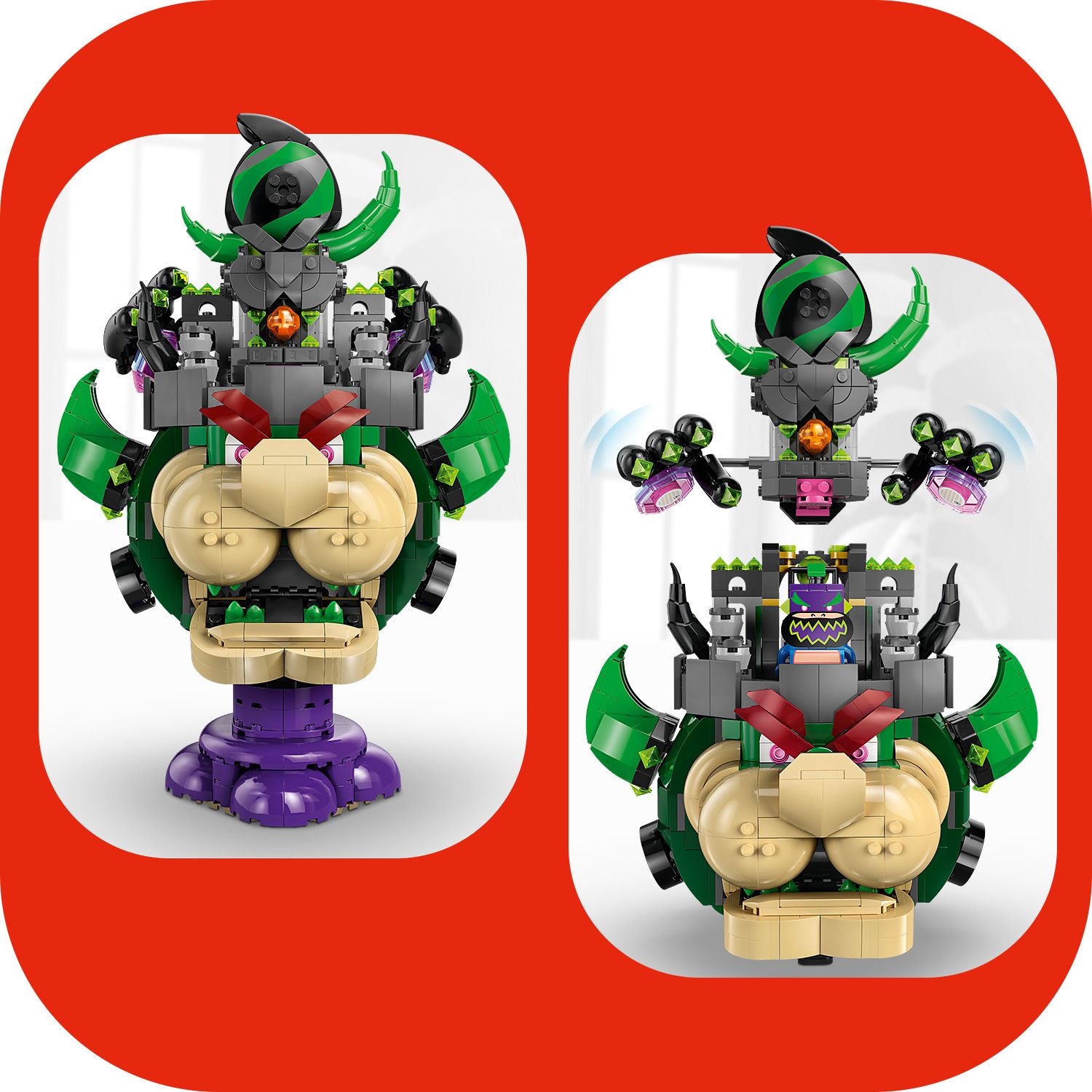 Baubare Schloss-Bowser Figur