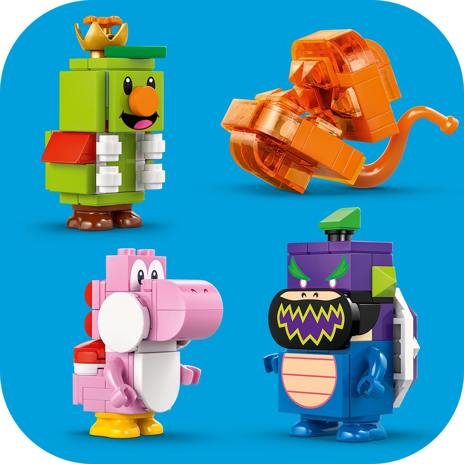 4 LEGO® Super Mario™ Figuren