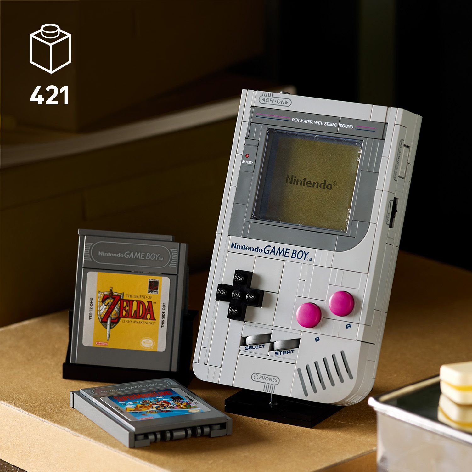 Anpassbares Game Boy™ Modell aus LEGO Steinen