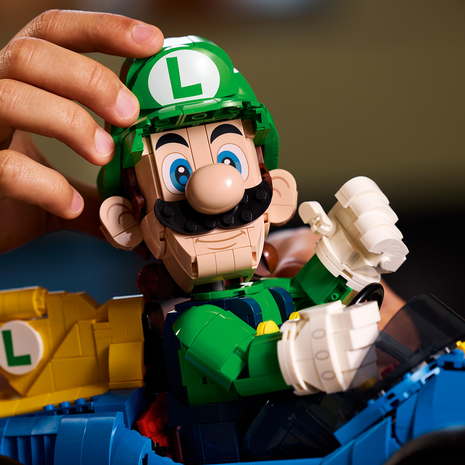 Bewegliche Luigi-Figur