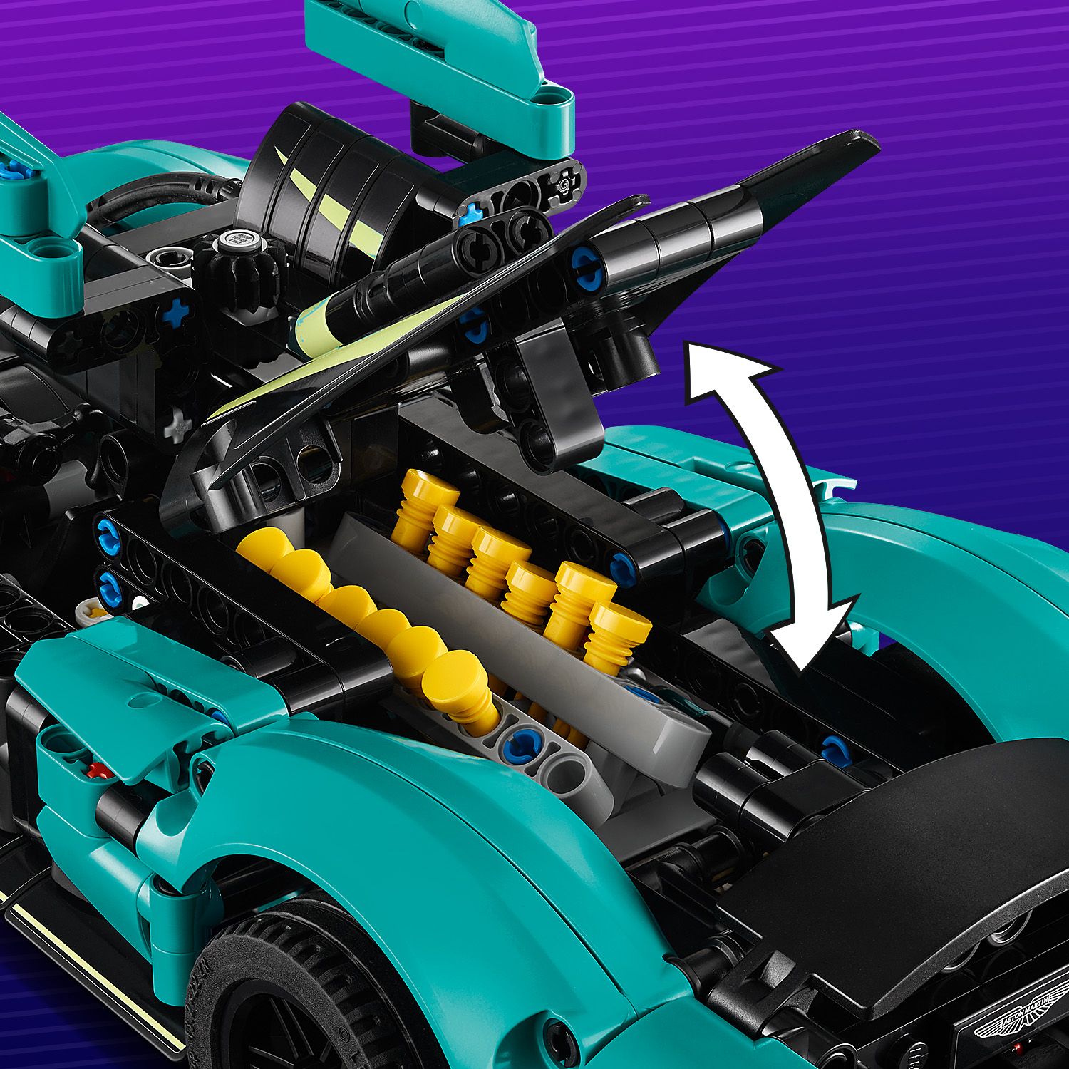 Man kann den Motor anschauen