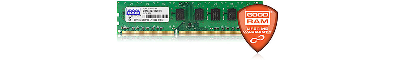 Pamięć RAM DDR3 GOODRAM 	CL11 gwarancja